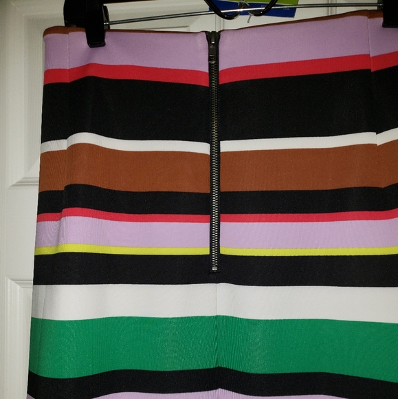 Multi Colored Striped Skirt - Picture 2 of 3